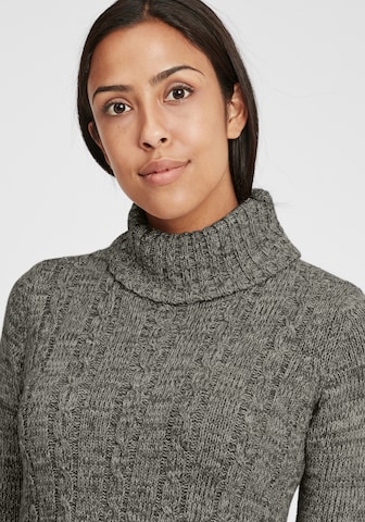 Oxmo Rollkragenpullover 'Philipa' in Grau