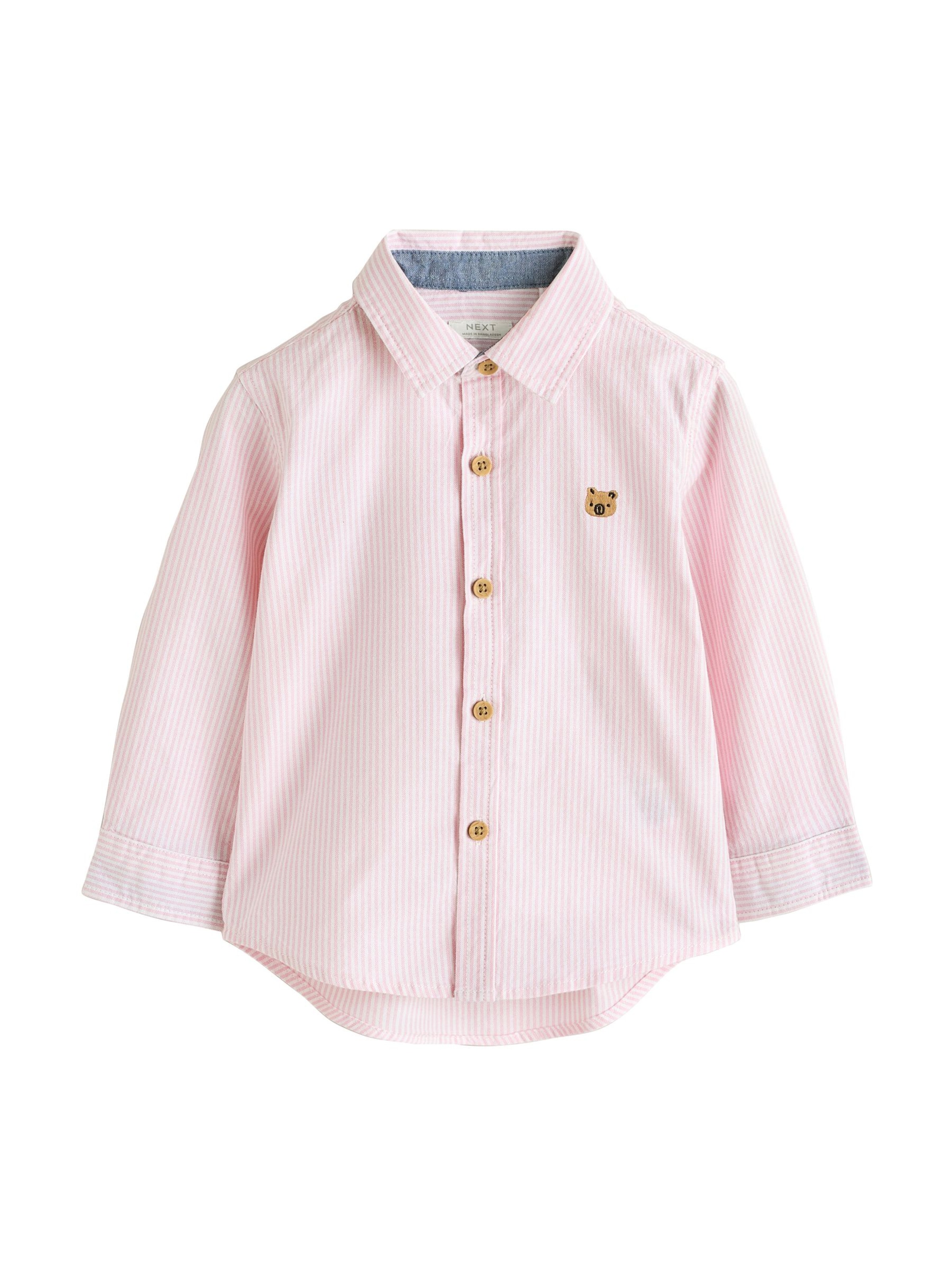 Next Regular fit Риза в розово: отпред