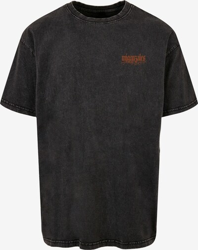MJ Gonzales Shirt 'Barbed Wings' in de kleur Grijs / Donkeroranje / Zwart gemêleerd, Productweergave