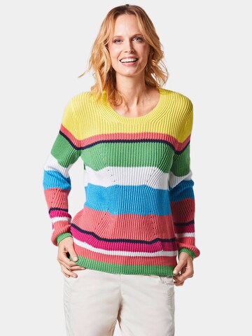 Goldner Pullover in Mischfarben: predná strana