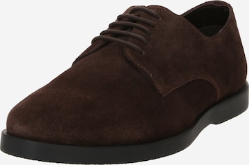 ABOUT YOU Lace-Up Shoes 'Finn' in Brown: front