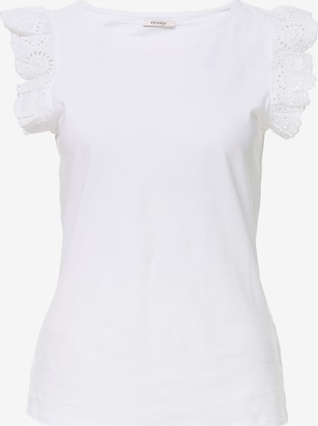 Top di Orsay in bianco: frontale