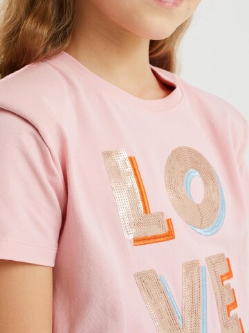 WE Fashion T-Shirt in Pink