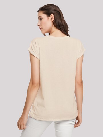 T-shirt 'Lover Babe Valentinstag' F4NT4STIC en beige