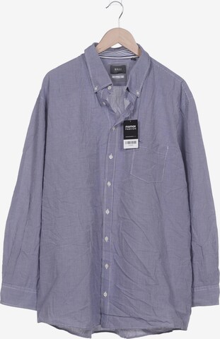 BRAX Button Up Shirt in XXXL in Blue: front