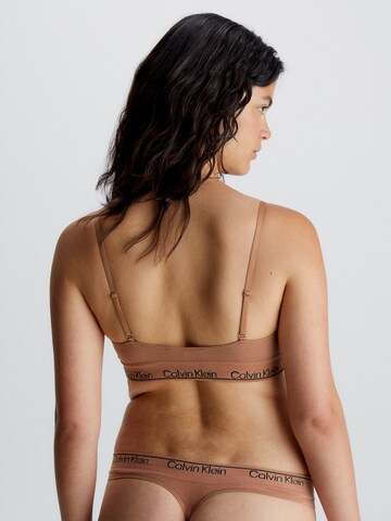 Calvin Klein Underwear Bralette Bra in Beige