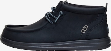 HEY DUDE Chukka Boots 'Wally Mid GripR Classic' in Black: front