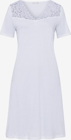 Chemise de nuit ' Moments 100cm ' Hanro en blanc : devant