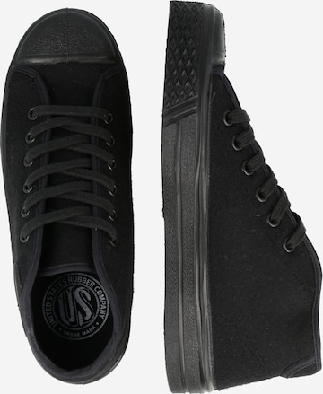 US Rubber Sneaker 'MILTARY' in Schwarz