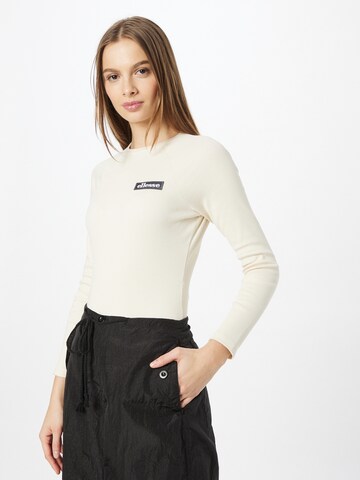 ELLESSE Shirt body 'Abel' in Wit: voorkant