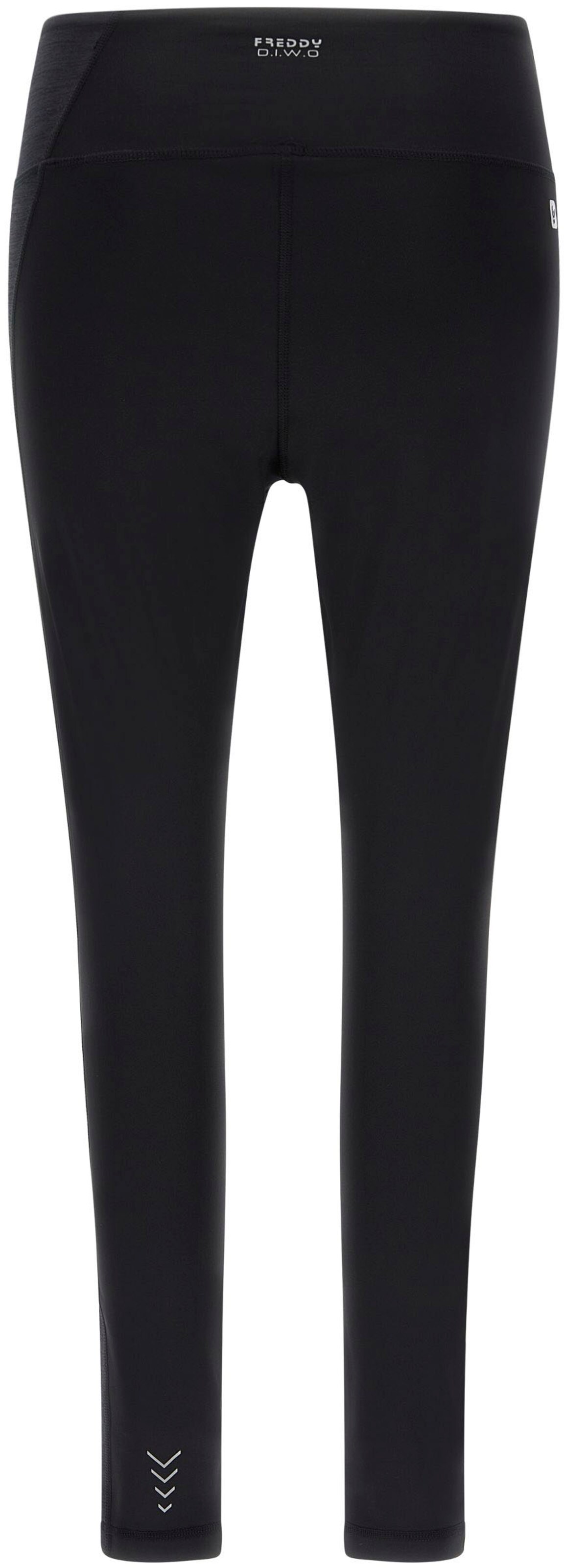 Freddy Skinny Workout Pants in Black