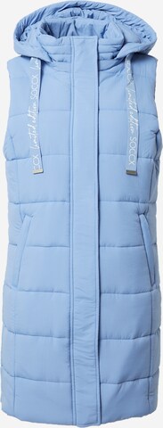 Soccx Vest in Blue: front
