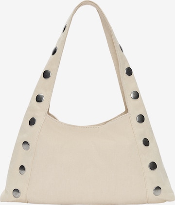 Pull&Bear Olkalaukku värissä beige: etupuoli