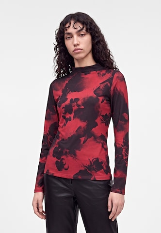 Karl Lagerfeld - Camiseta en lila: frente