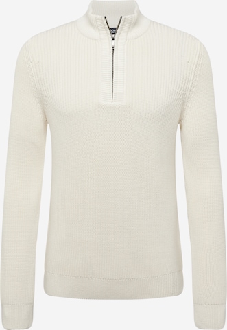 JOOP! Jeans - Jersey 'Henrio' en blanco: frente