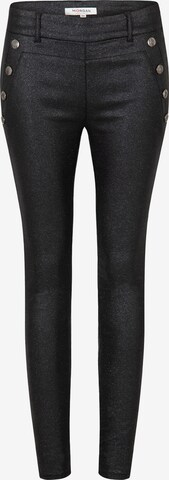 Morgan Skinny Spodnie w kolorze czarny: przód
