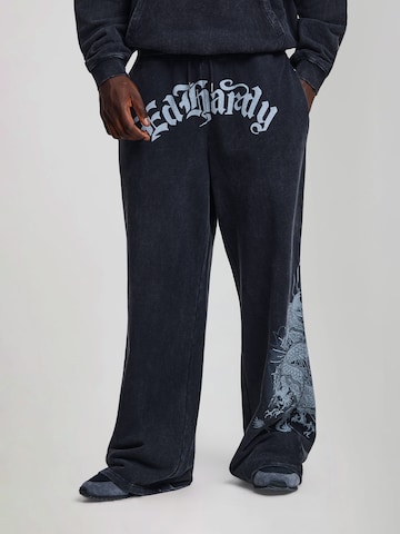 Ed Hardy Loosefit Παντελόνι σε μαύρο: μπροστά