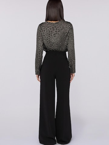 Wide Leg Pantalon Trussardi en noir