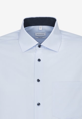 SEIDENSTICKER Regular fit Business Shirt ' Regular ' in Blue