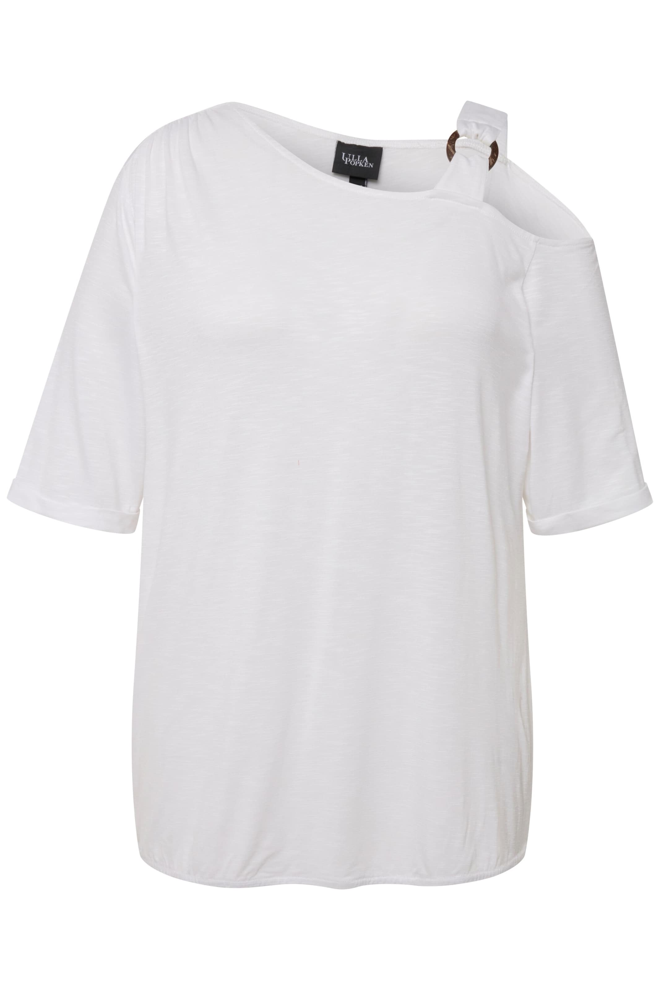Ulla Popken Shirt in Weiß: Vorderseite