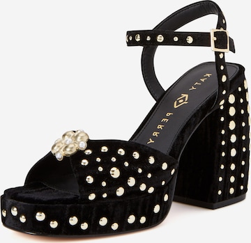 Katy Perry Strap Sandals 'MEADOW' in Black: front