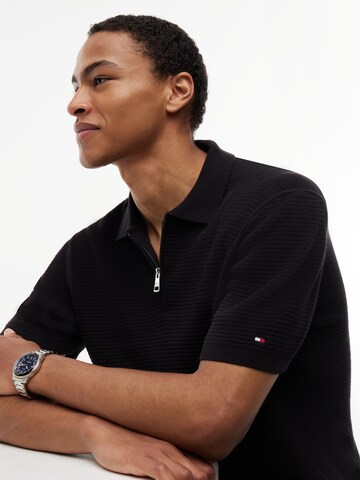 TOMMY HILFIGER Pullover in Schwarz