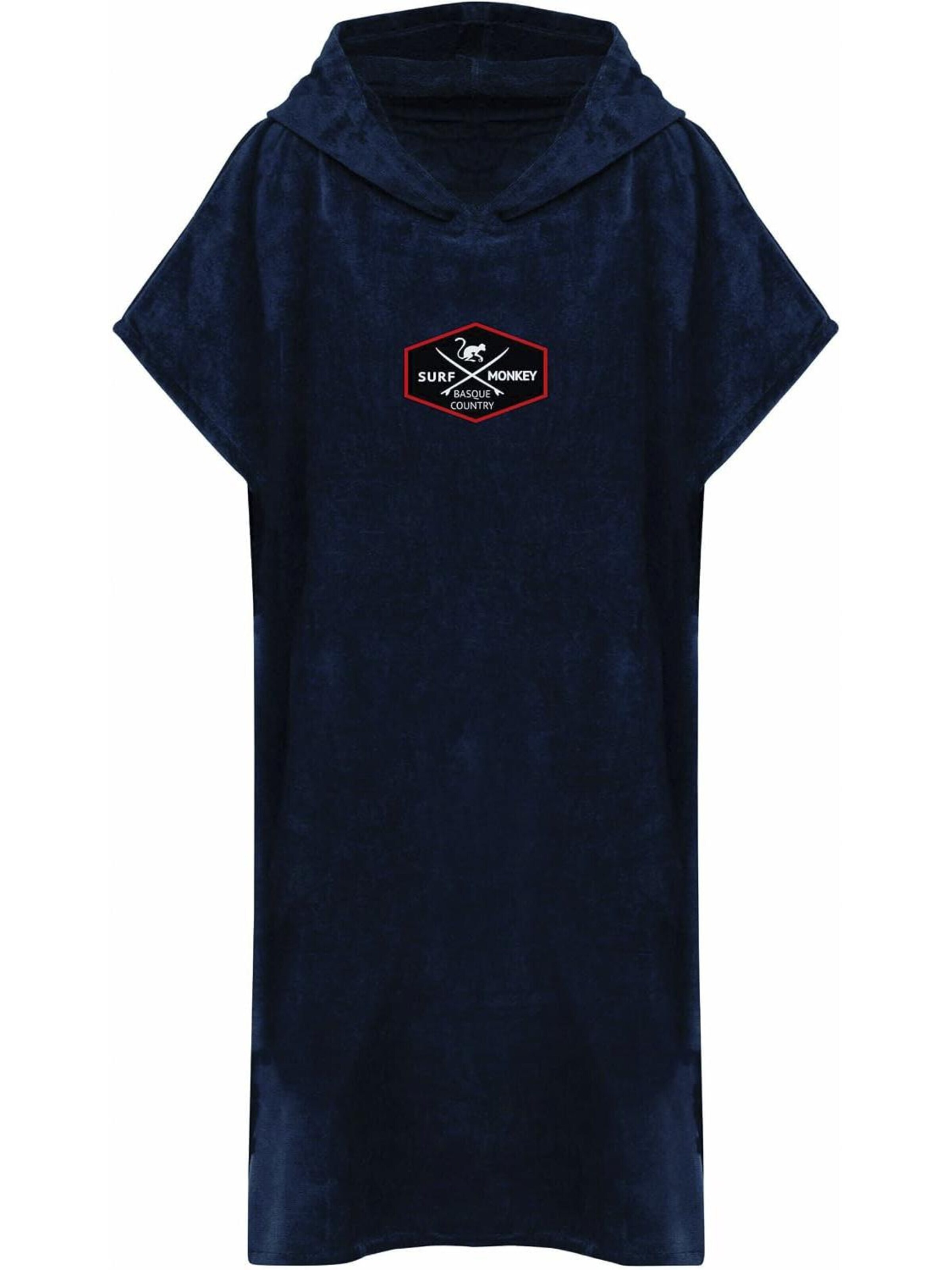 Surf Monkey Fürdőköpeny 'Surf Cotton Poncho kids' - kék: elől