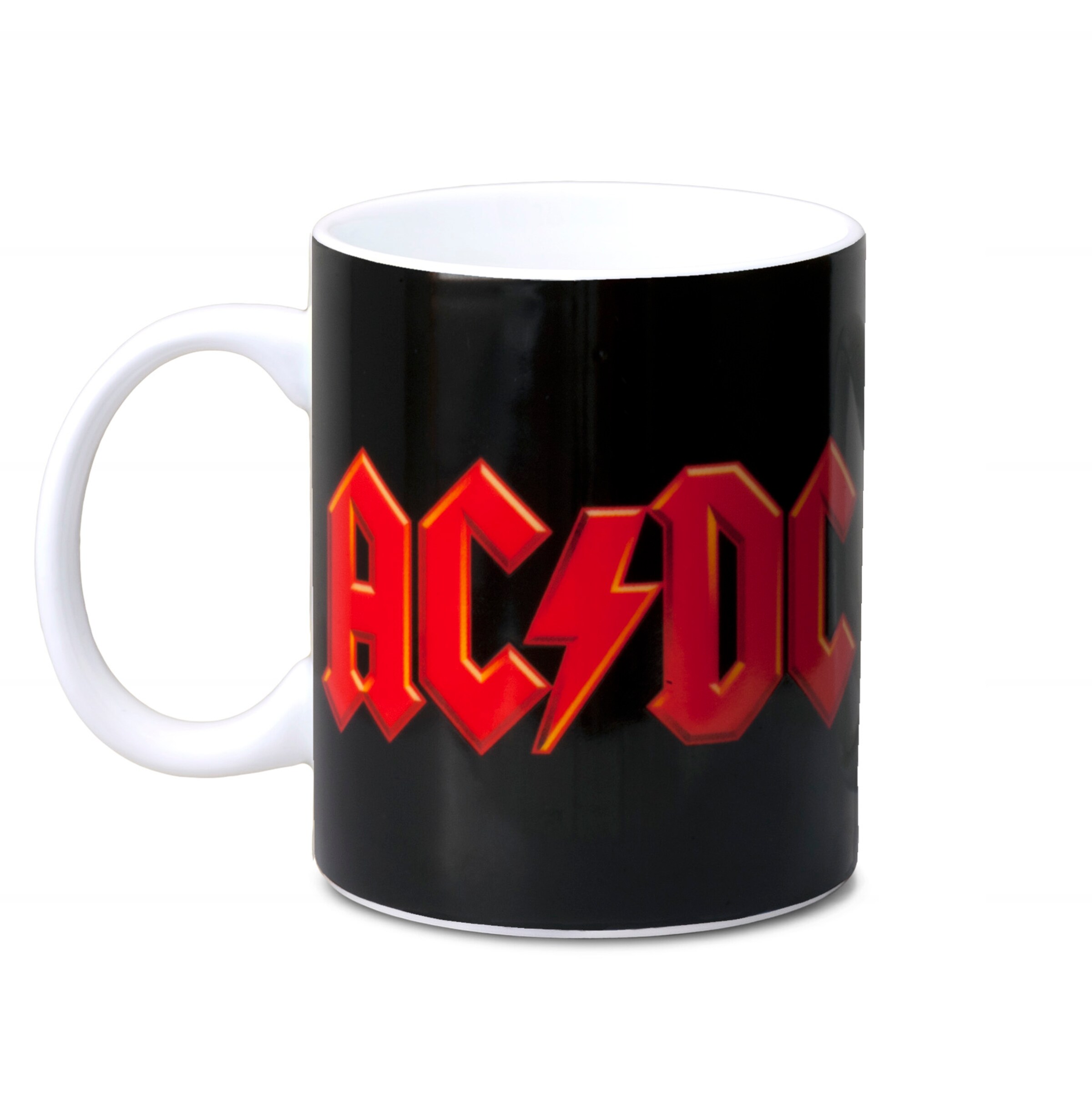 LOGOSHIRT Tasse AC/DC Logo in Schwarz
