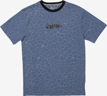 Volcom T-Shirt 'Cracked' in Blau: predná strana