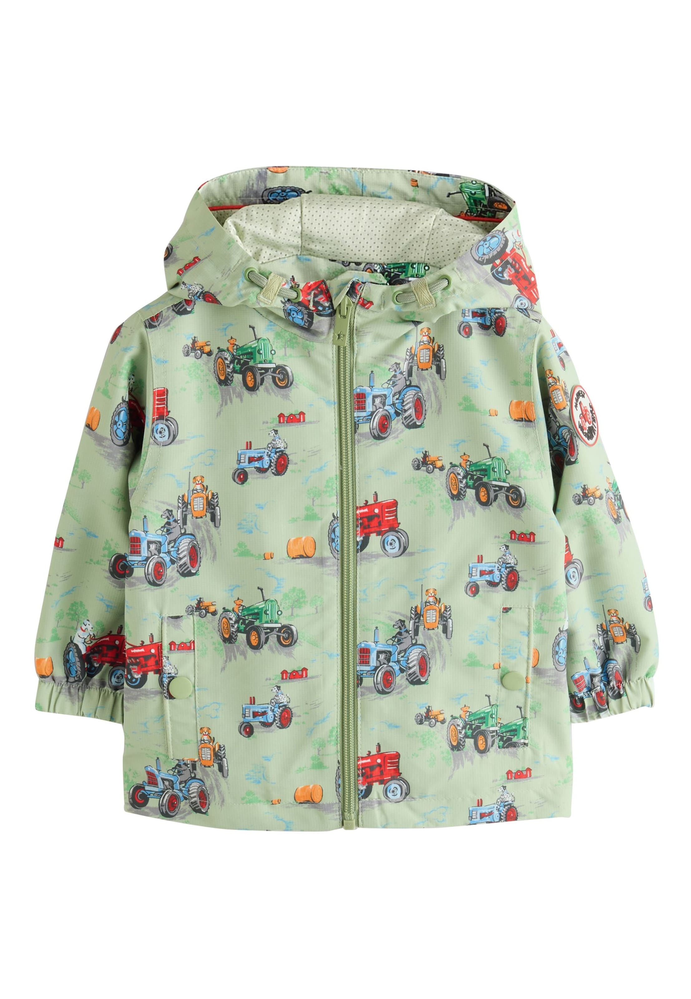 Geacă de primăvară-toamnă de la Next pe verde: față