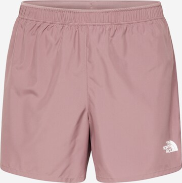 THE NORTH FACE - regular Pantalón deportivo 'LIMITLESS RUN' en lila: frente