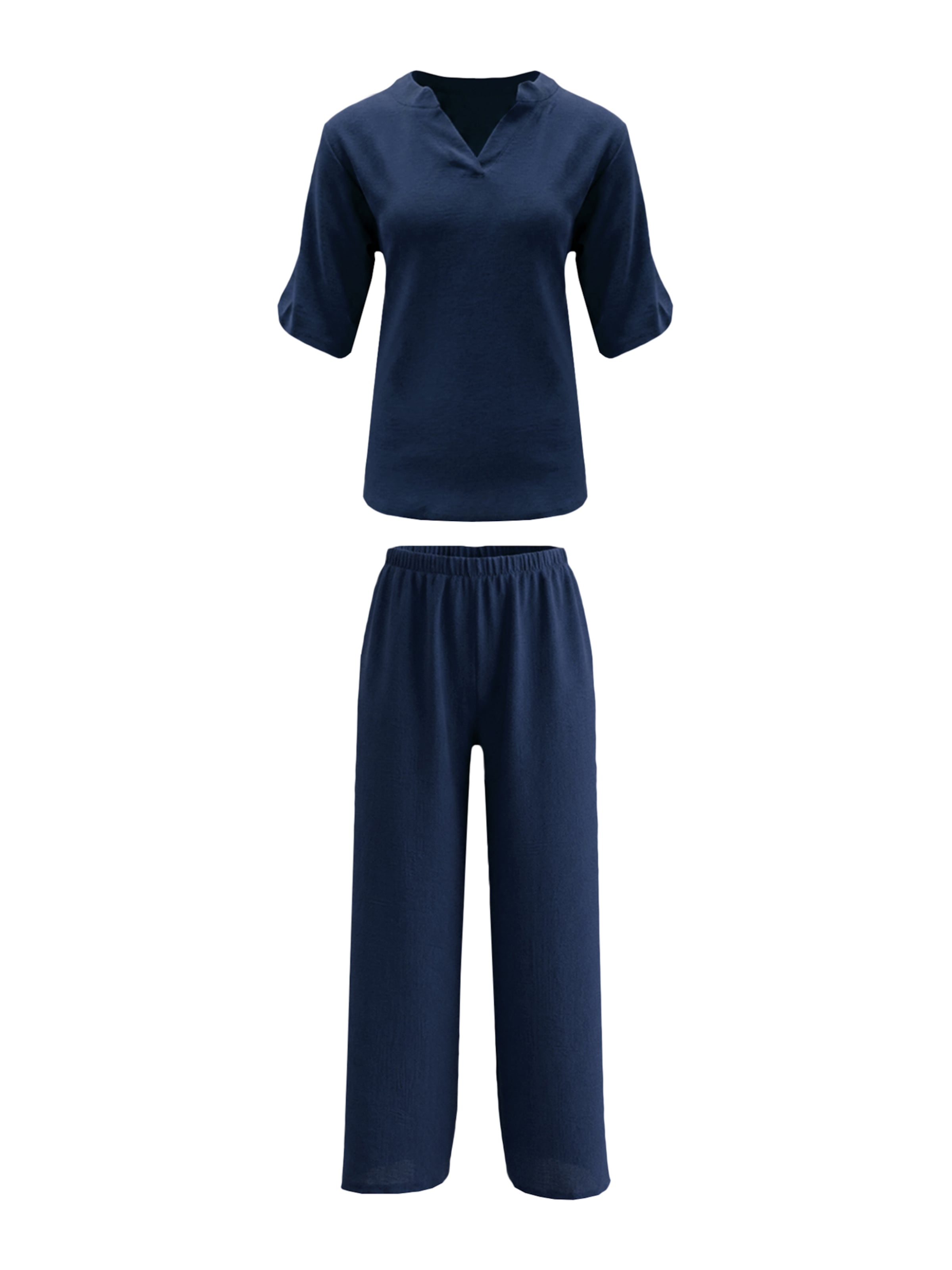 Completo pantalone di Imily Bela in blu: frontale