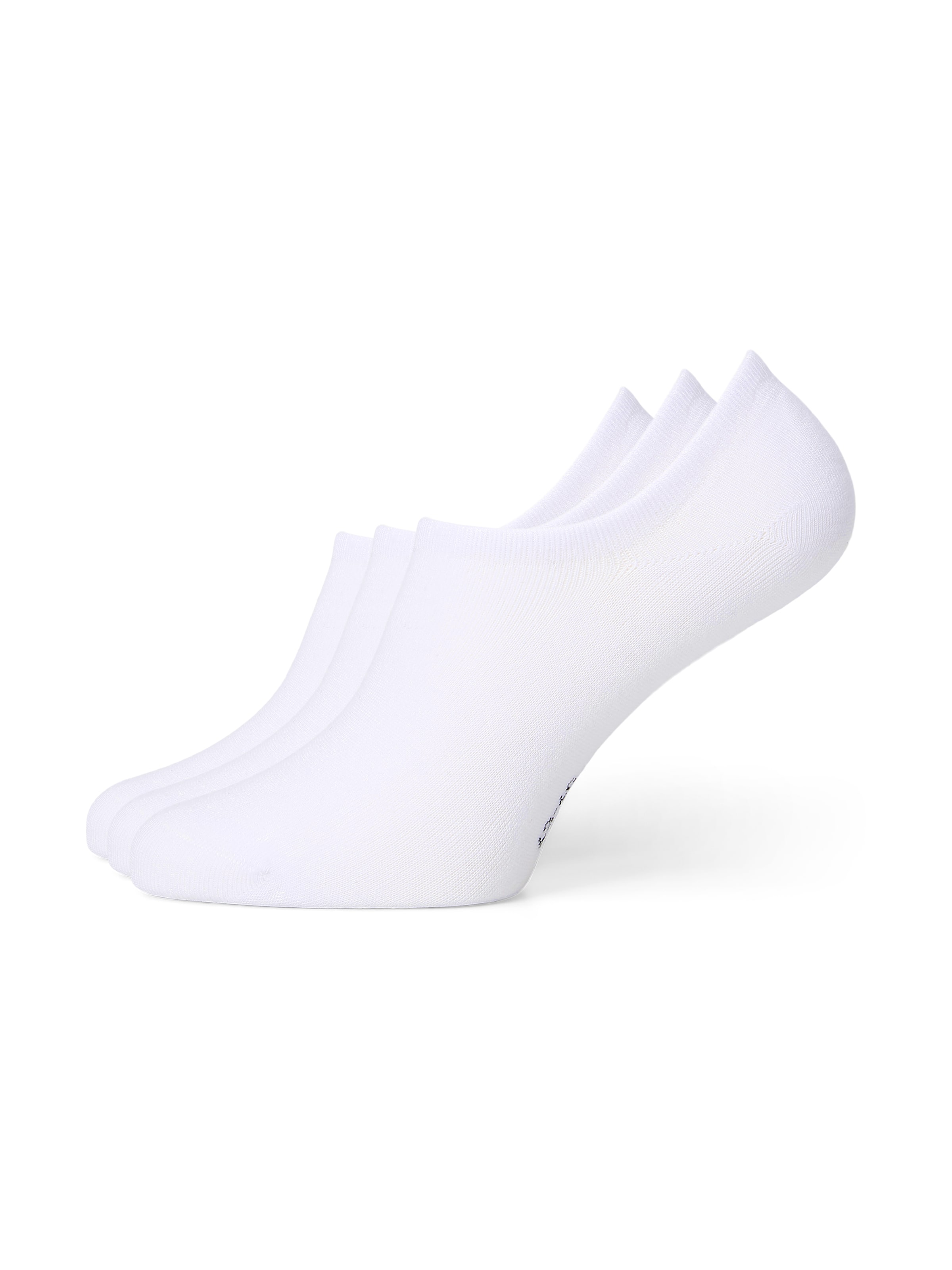 SOLIT socks Chaussettes 'Footie (wit)' en 35-38 en blanc, Vue avec produit