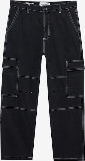 Pull&Bear Cargo Jeans in Black, Item view