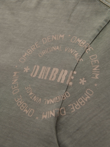 Ombre Shirt in Groen