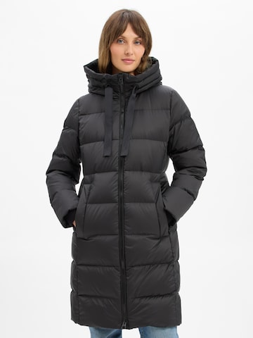 Manteau d’hiver Marc O'Polo en noir : devant