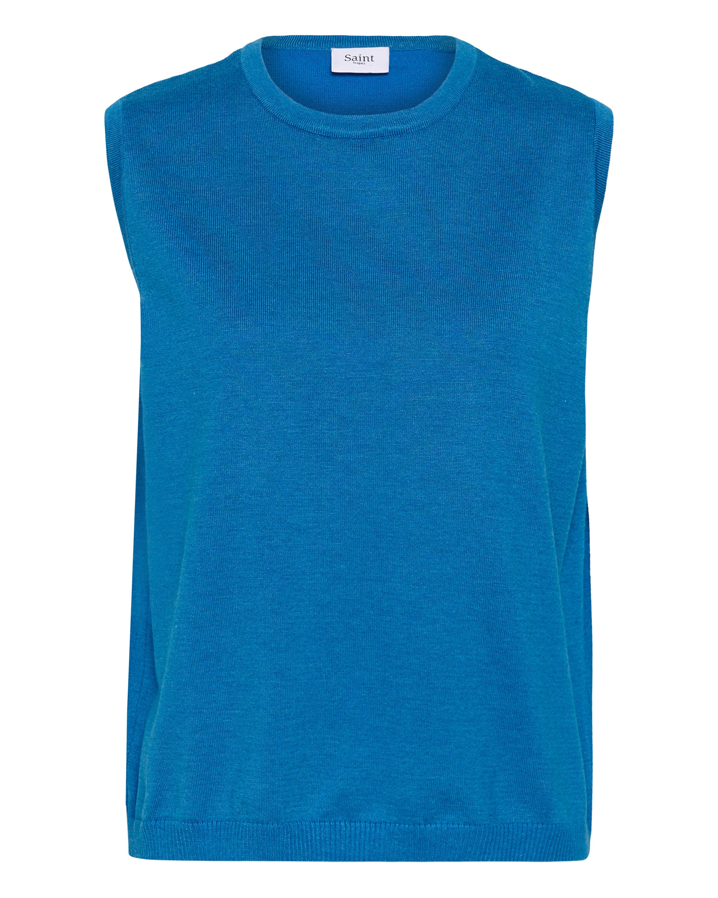 SAINT TROPEZ Sweater 'SZMila' in Blue: front