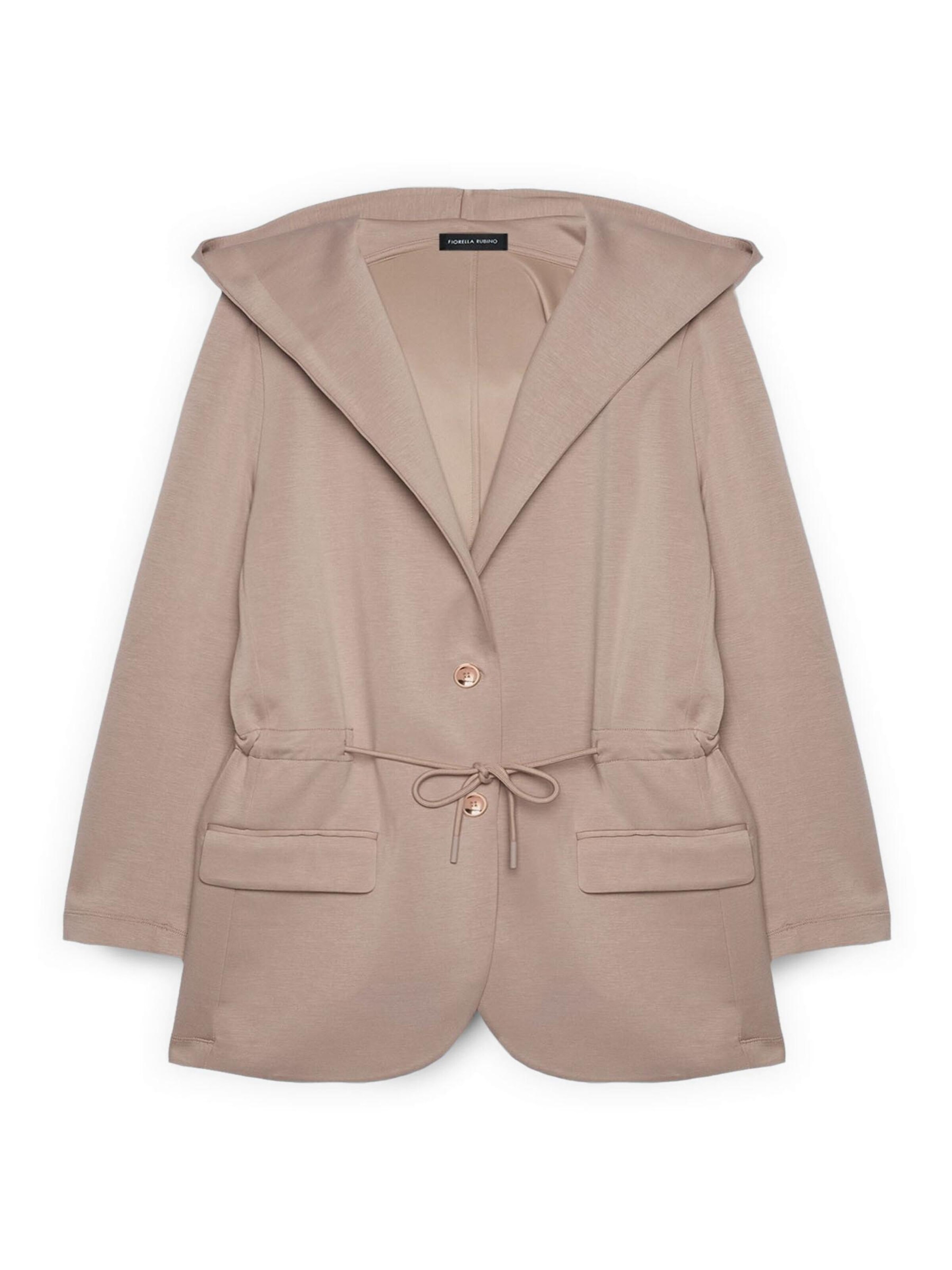 Veste mi-saison Fiorella Rubino en beige : devant