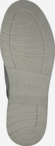 s.Oliver Lace-Up Ankle Boots in Silver