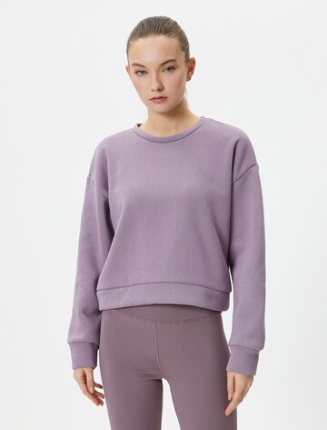 Koton Sweatshirt in Purple: front