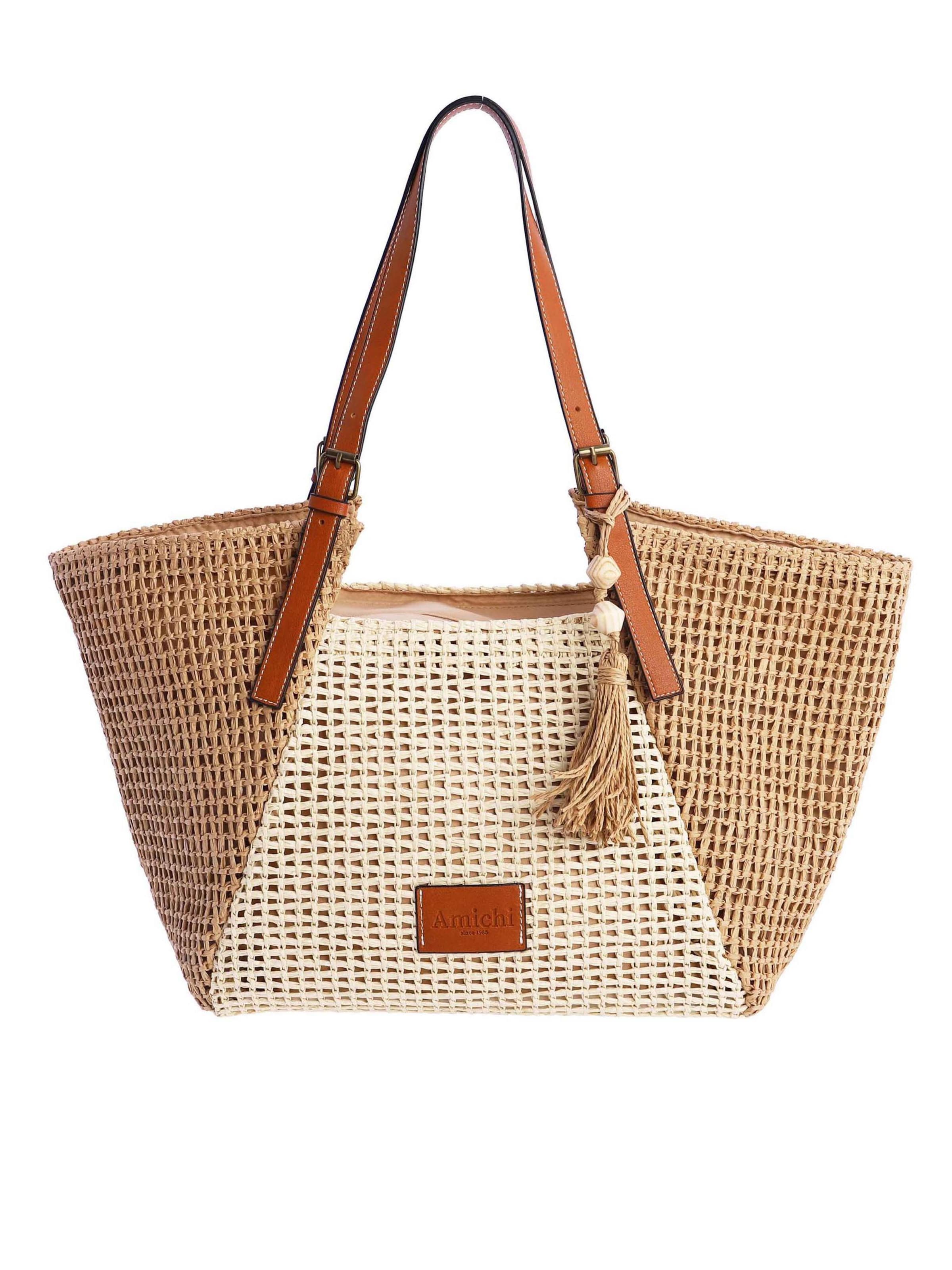 Amichi - Shopper 'Begur' en beige: frente