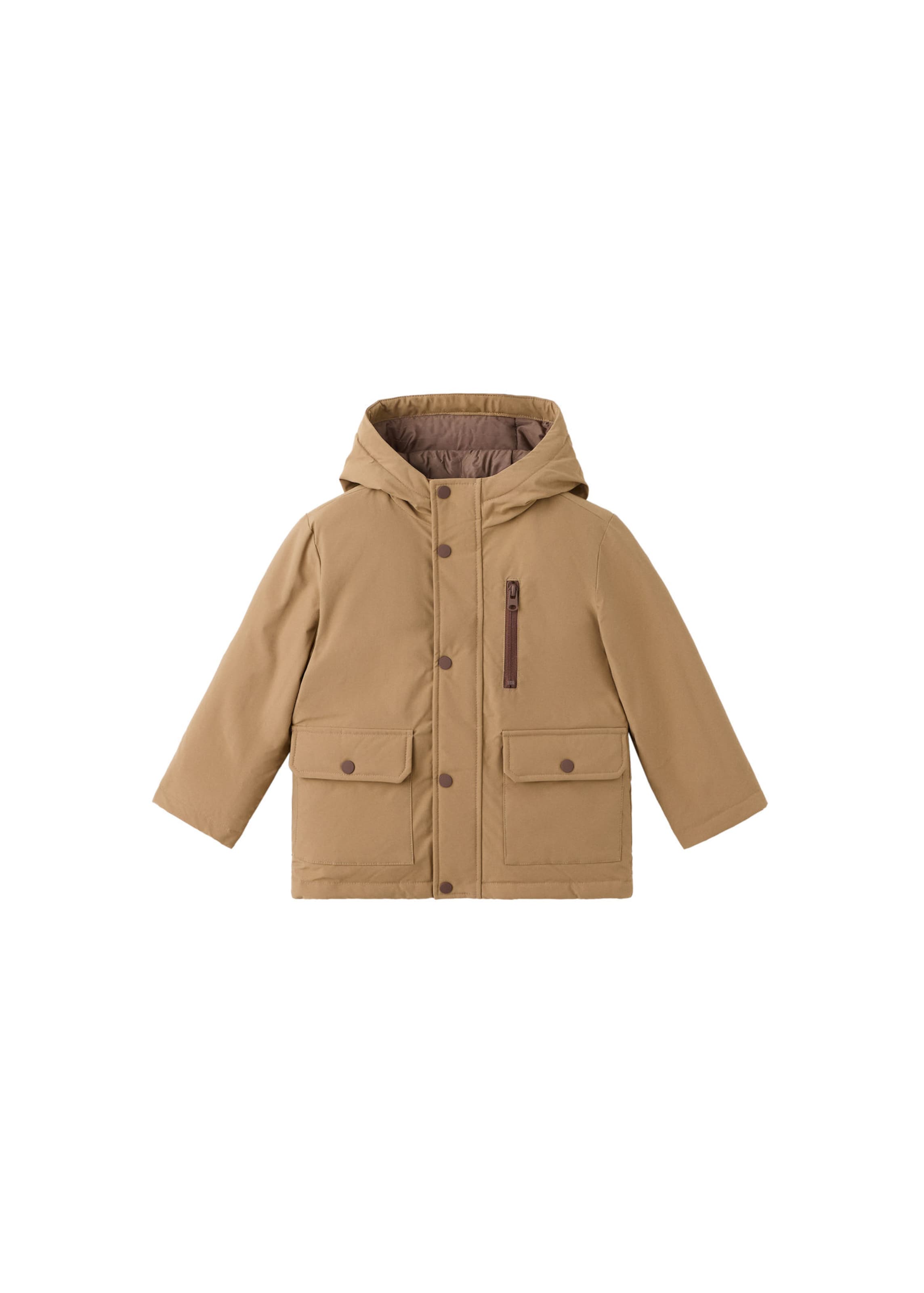 Veste mi-saison 'JACK' MANGO KIDS en marron : devant