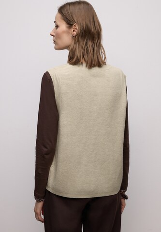 STREET ONE Knitted Vest in Beige