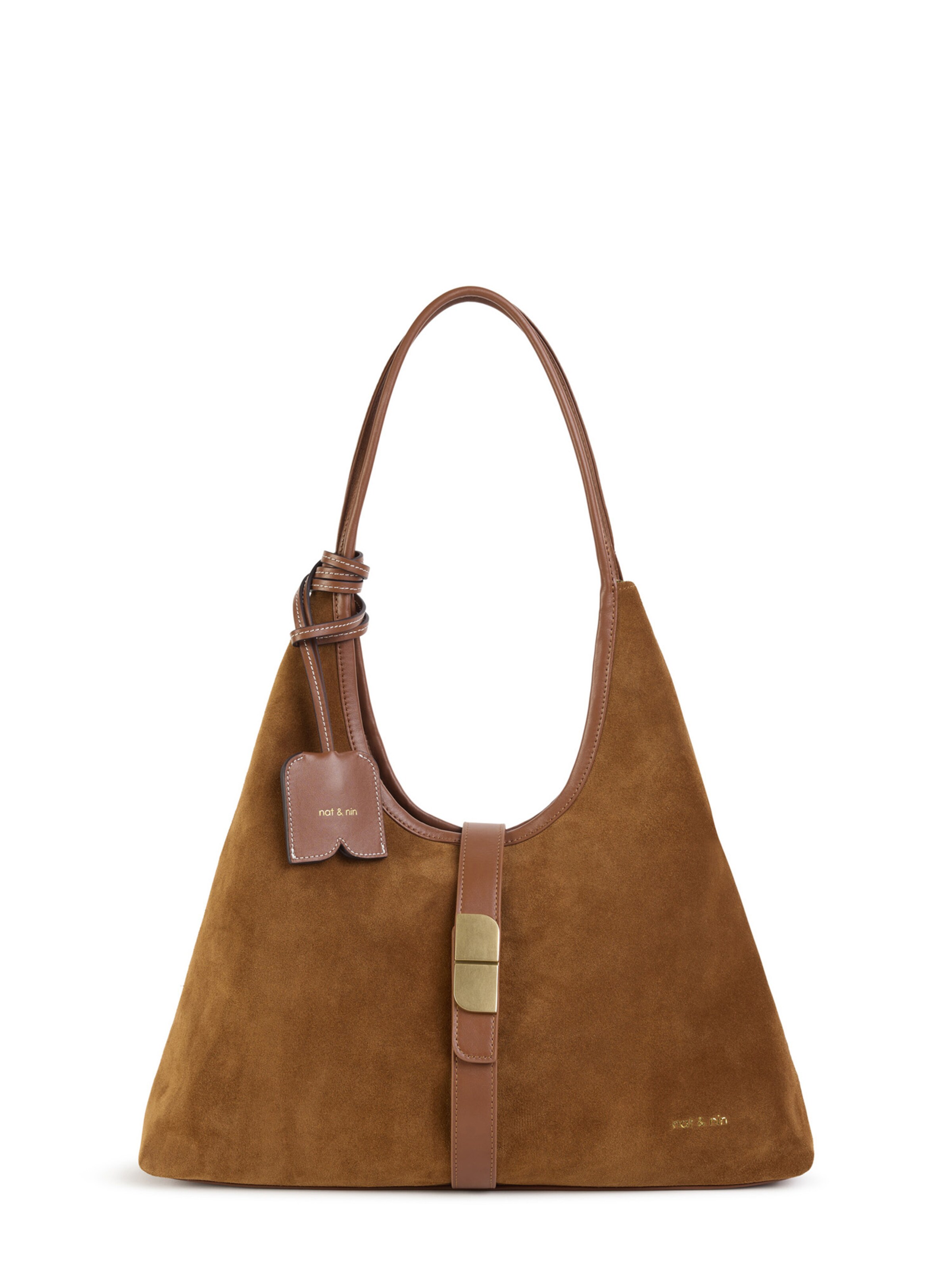 Nat&Nin Наплечная сумка 'Romeo' в Коричневый