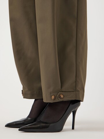 YAS - regular Pantalón 'ELSANA' en verde