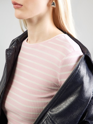 PIECES Тениска 'PCRUKA' в розово