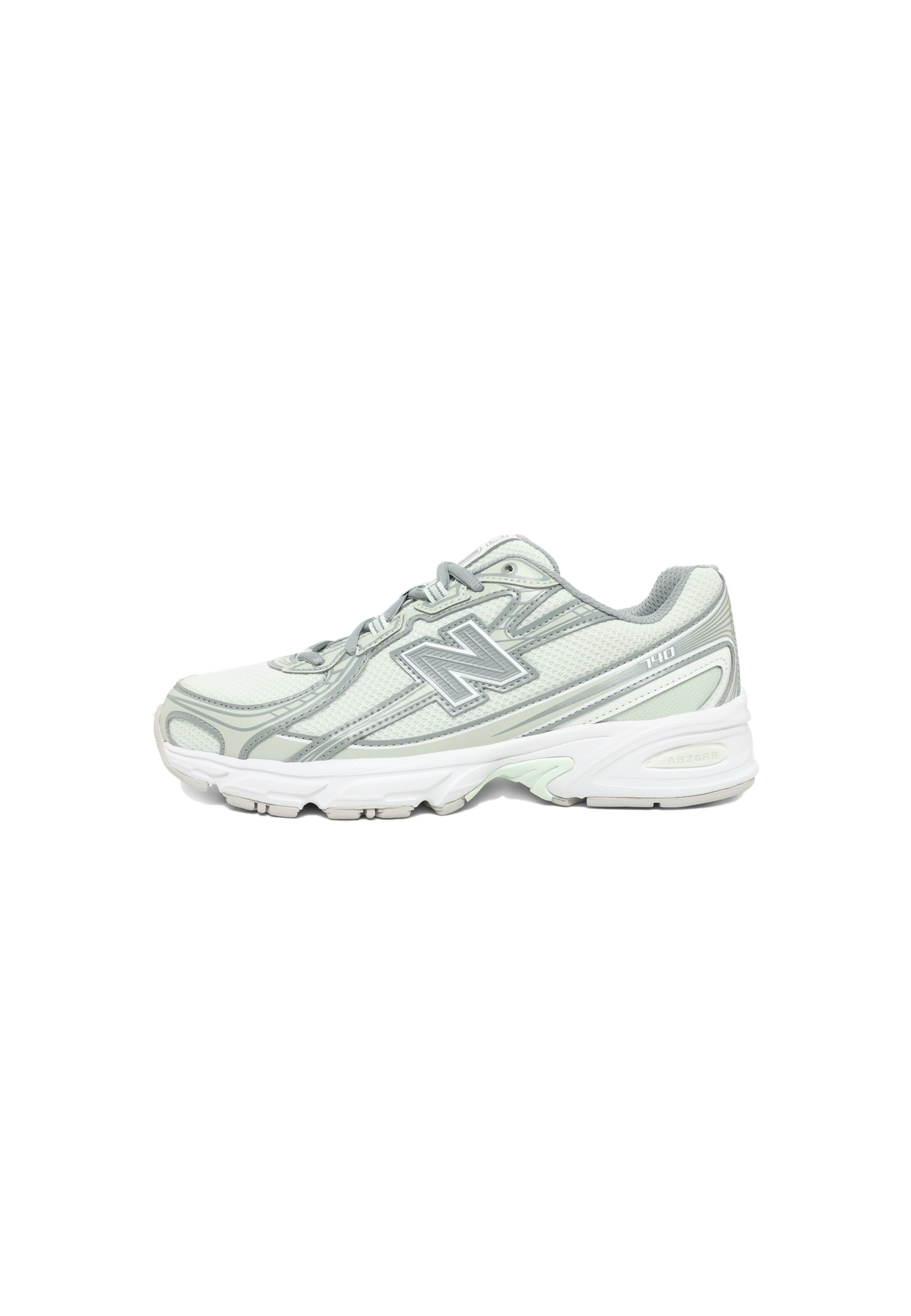 new balance Baskets basses '740' en 34,5 en gris / vert pastel, Vue avec produit