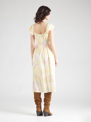 HOLLISTER Summer dress 'EMEA' in Yellow