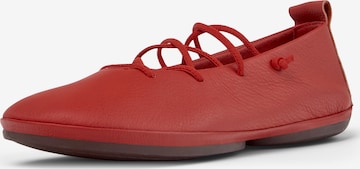 CAMPER Ballerina met riempjes ' Right Nina ' in Rood: voorkant