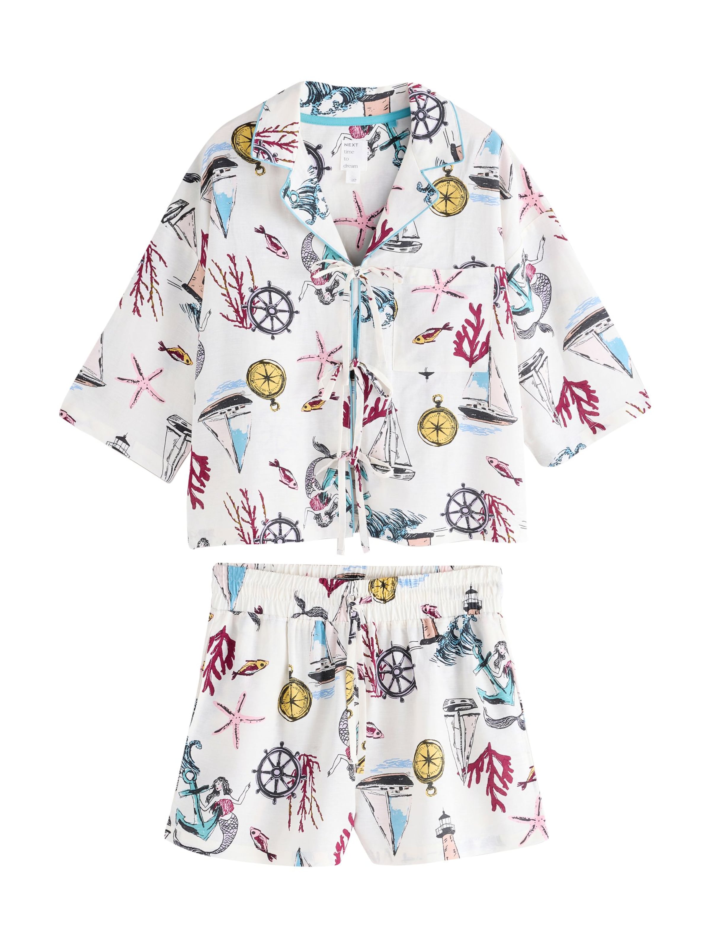 Next Pyjama in Beige: Vorderseite